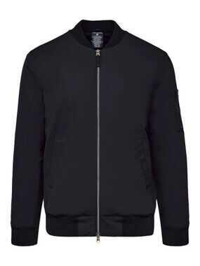 🖤 NWOT True Classic Men's Water Resistant Bomber Jacket ✈️ Size Large